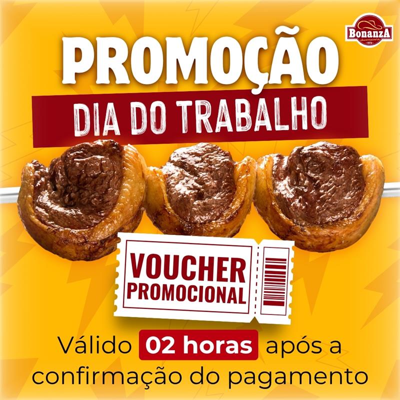 Rodízio - Promoção dia do Trabalho