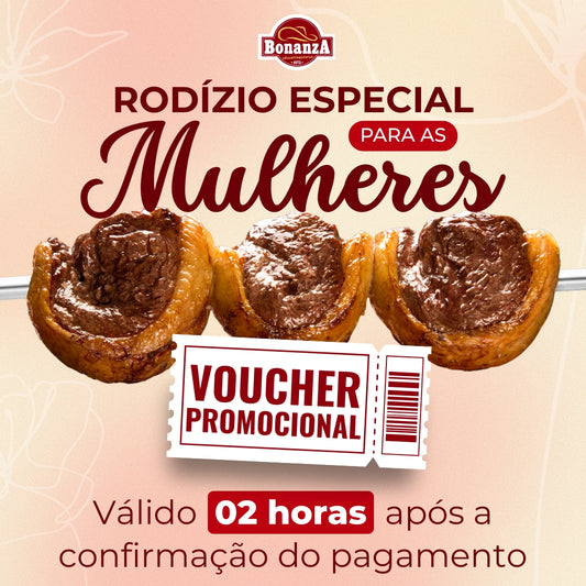 Rodízio Especial para as Mulheres